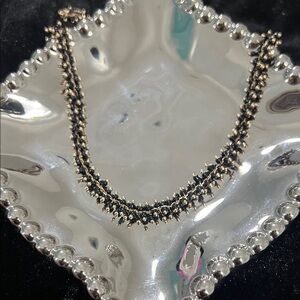 Elegant Black and Gold Necklace